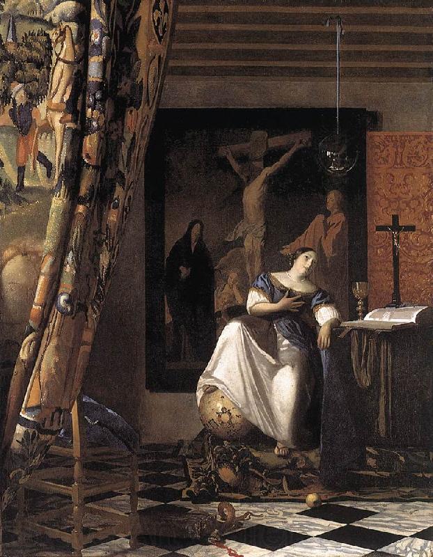 Jan Vermeer The Allegory of the Faith Norge oil painting art